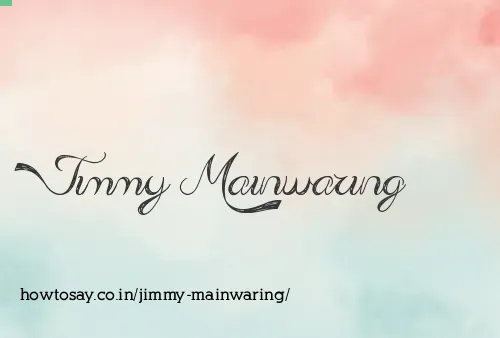Jimmy Mainwaring