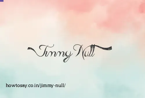 Jimmy Null