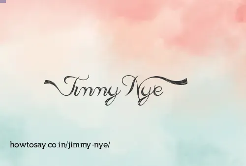 Jimmy Nye