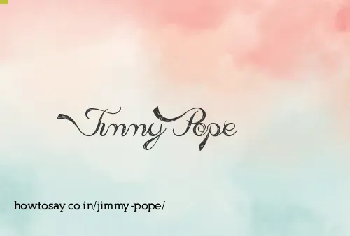 Jimmy Pope
