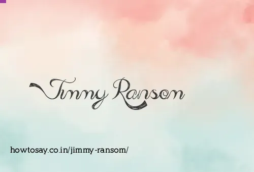 Jimmy Ransom