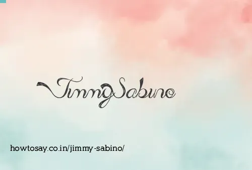 Jimmy Sabino