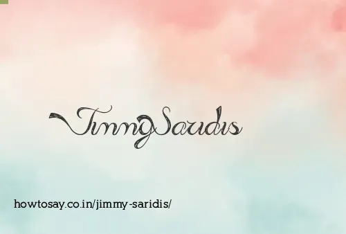 Jimmy Saridis