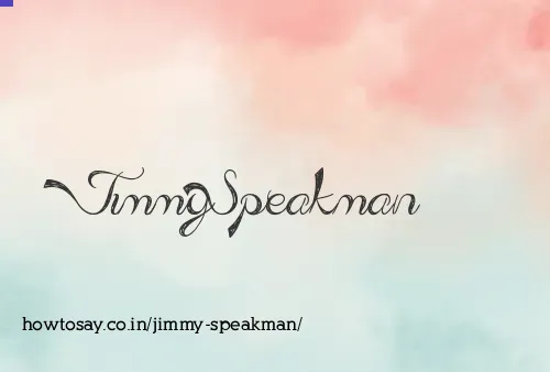 Jimmy Speakman