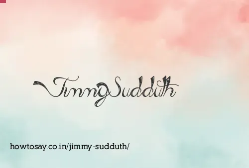Jimmy Sudduth
