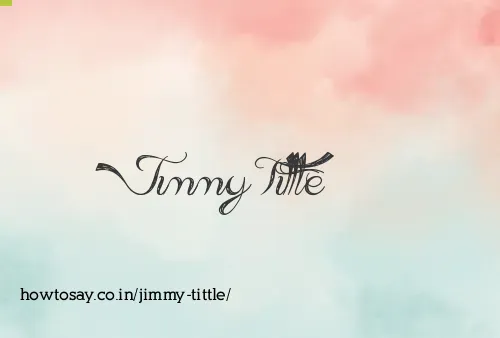 Jimmy Tittle