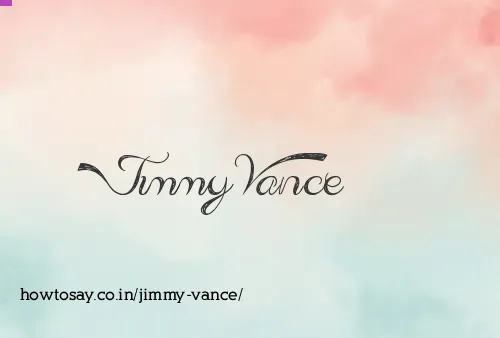 Jimmy Vance