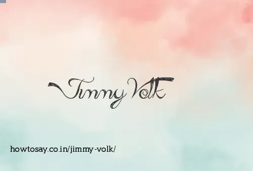Jimmy Volk