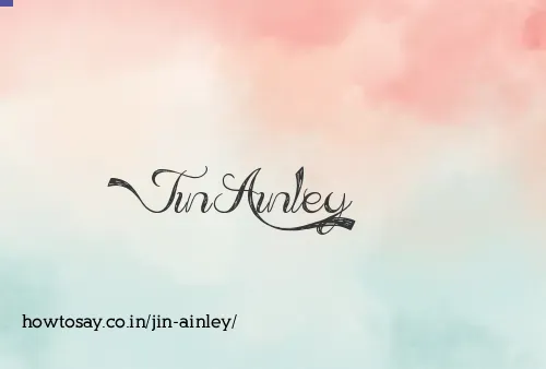 Jin Ainley