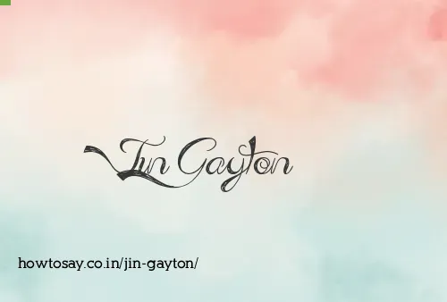 Jin Gayton