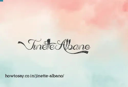 Jinette Albano