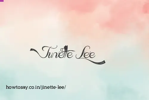 Jinette Lee