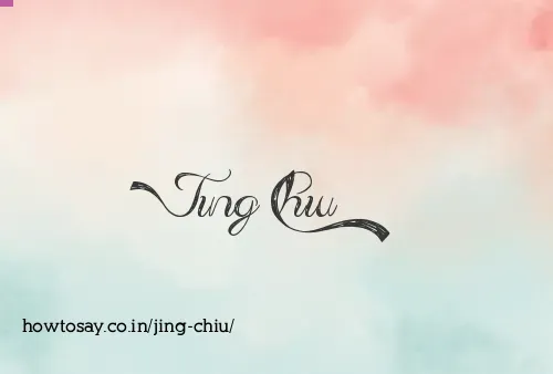 Jing Chiu