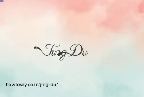 Jing Du