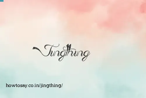 Jingthing