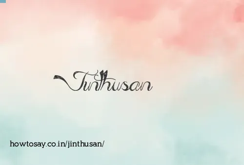 Jinthusan