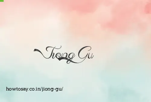 Jiong Gu