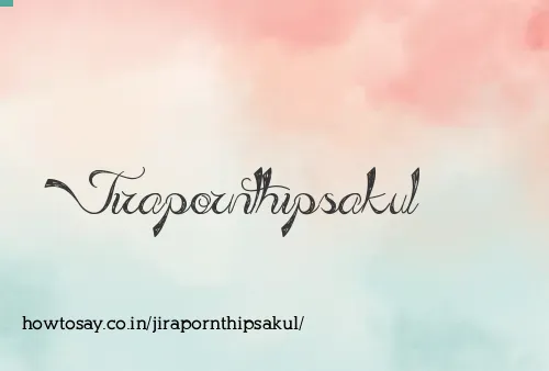 Jirapornthipsakul