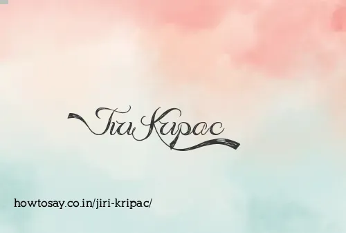 Jiri Kripac