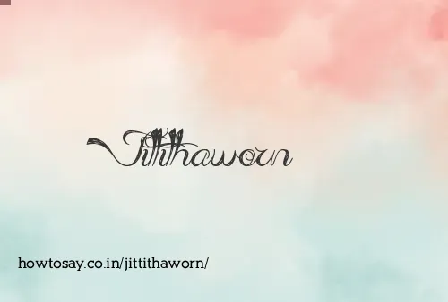Jittithaworn