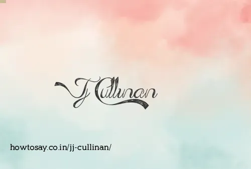 Jj Cullinan
