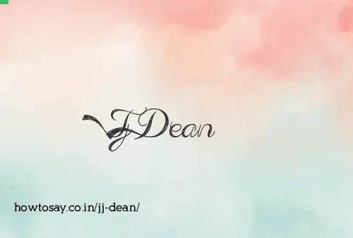 Jj Dean