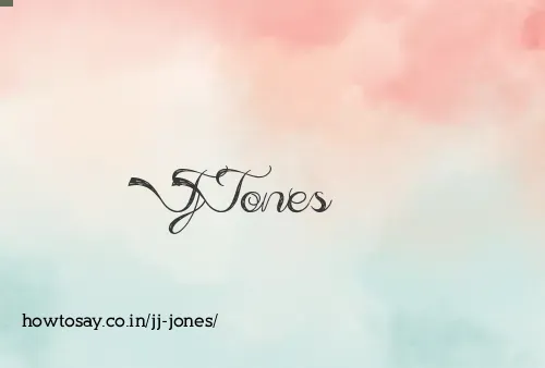 Jj Jones