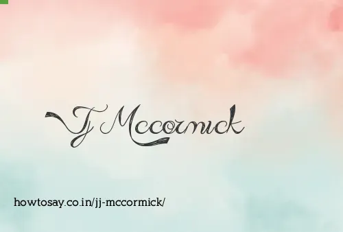Jj Mccormick