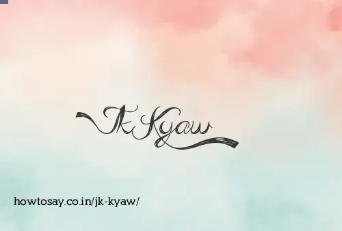 Jk Kyaw