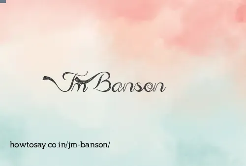 Jm Banson