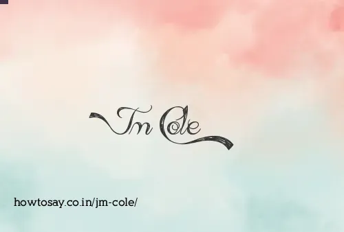 Jm Cole