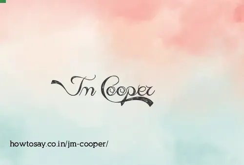 Jm Cooper