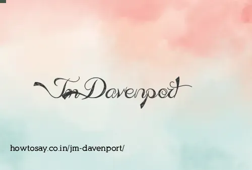 Jm Davenport
