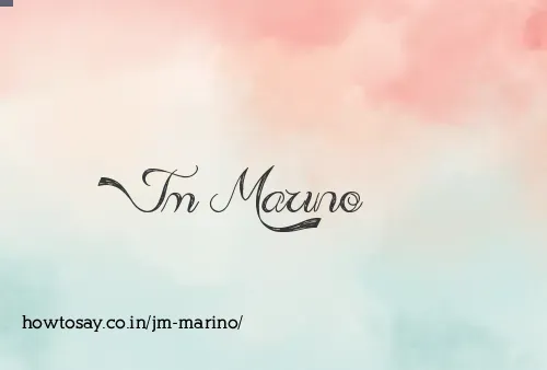 Jm Marino