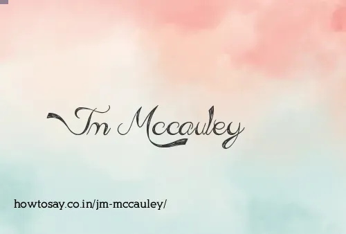 Jm Mccauley