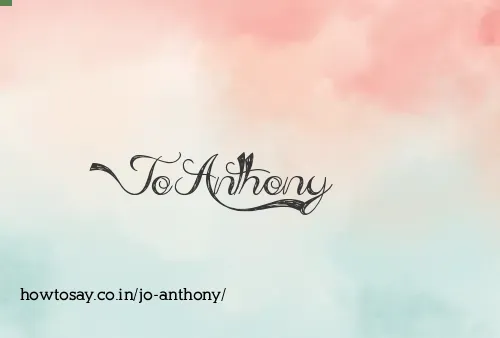 Jo Anthony