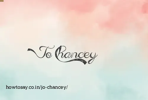 Jo Chancey