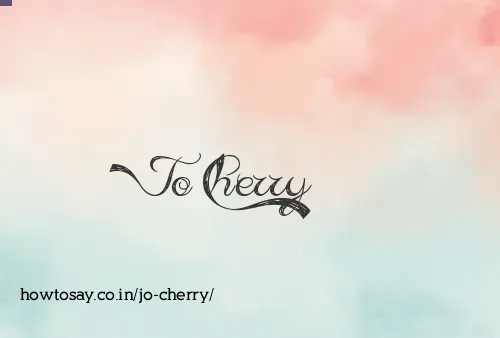 Jo Cherry