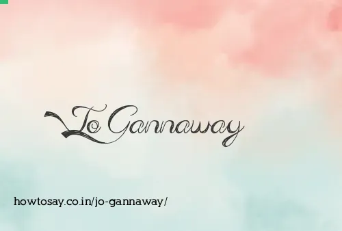 Jo Gannaway