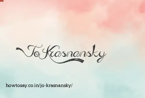Jo Krasnansky
