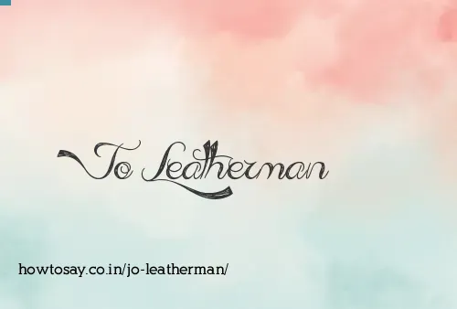 Jo Leatherman