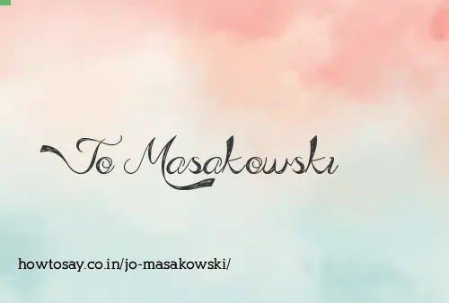 Jo Masakowski