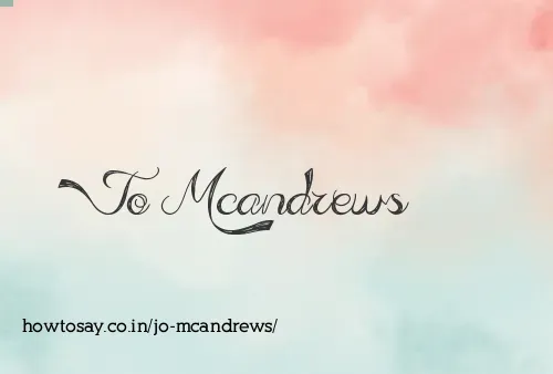 Jo Mcandrews