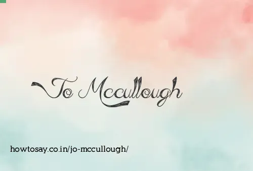 Jo Mccullough