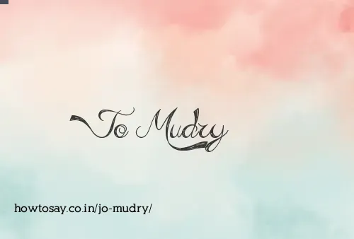 Jo Mudry