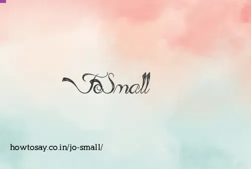 Jo Small