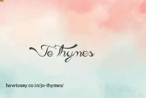 Jo Thymes