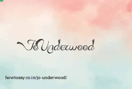 Jo Underwood