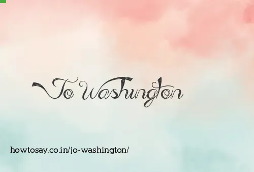 Jo Washington