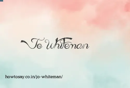 Jo Whiteman
